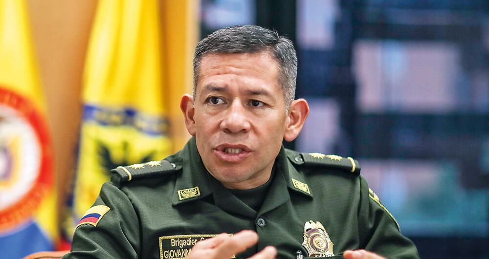 giovanni cristancho Comandante de la Metropolitana de Bogotá 