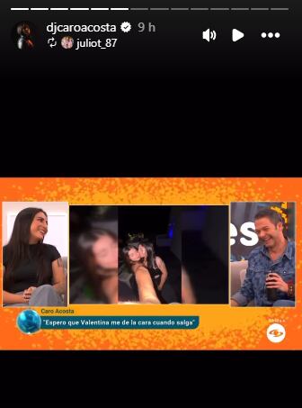 Caro Acosta confesó ser el 'casi algo' de Valentina 'Desafío Siglo XXI' y reaccionó a su relación con Lucho.