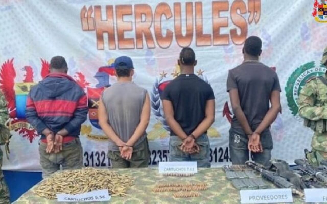 Envían a la cárcel a cuatro presuntos integrantes de la disidencia Alfonso Cano.