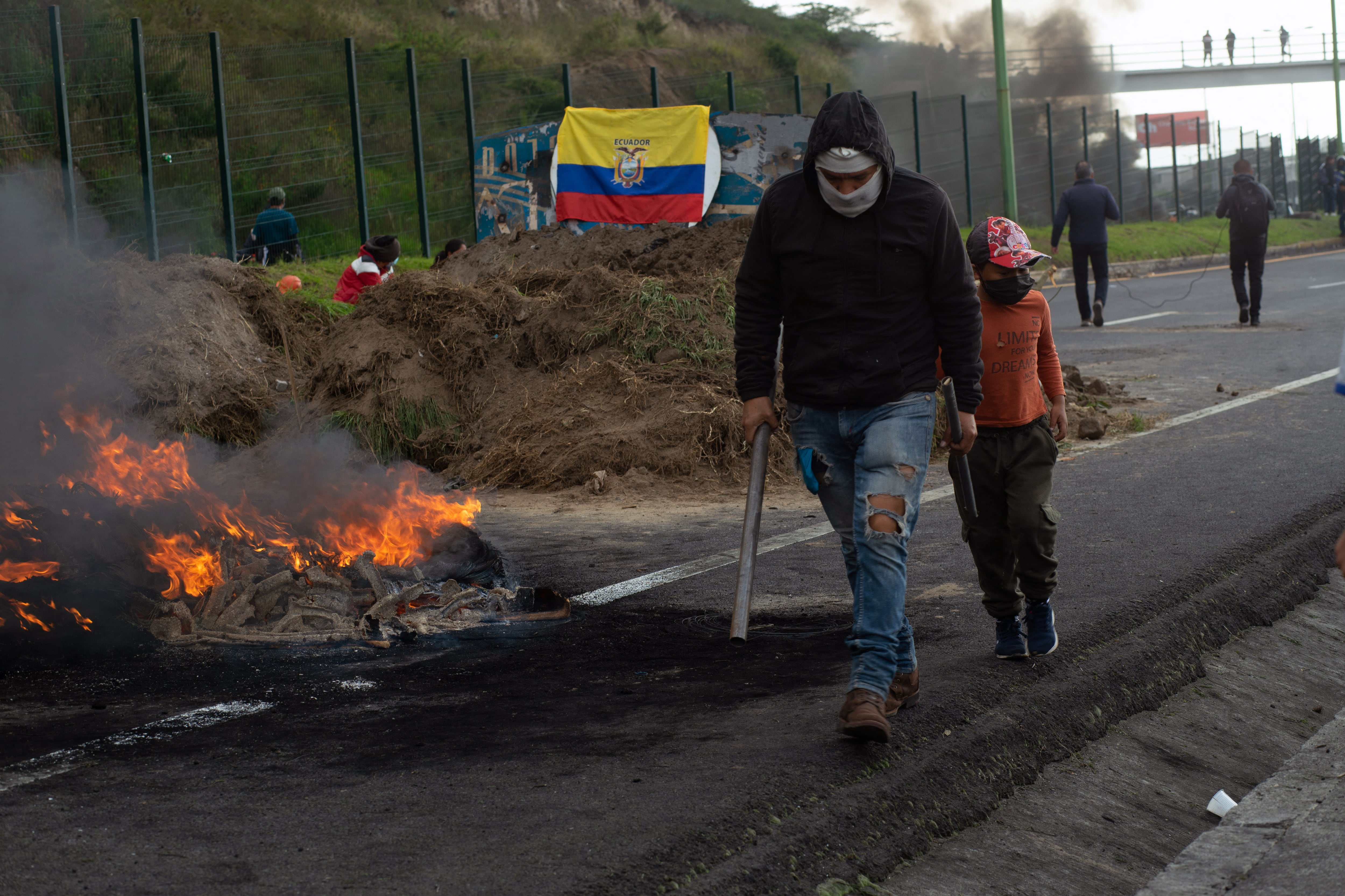 Protestas en Ecuador