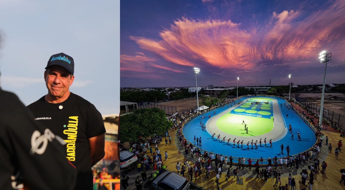 Pista de patinaje en el sur de Barranquilla.