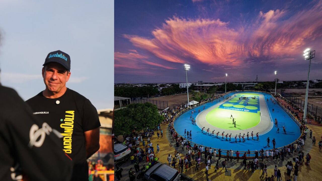 Pista de patinaje en el sur de Barranquilla.
