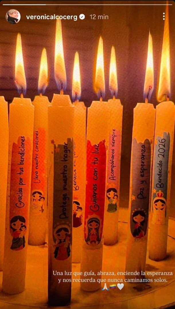 Este fue el mensaje que escribió la primera dama en su cuenta de Instagram.