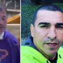 Sacerdote Fernando Piña y el exfutbolista Víctor Hugo Aristizabal