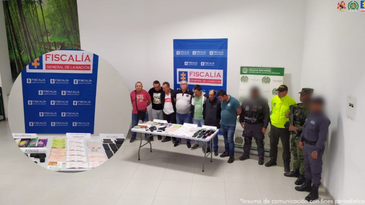 Detenidos por millonaria estafa en el Eje Cafetero y otras regiones de Colombia.