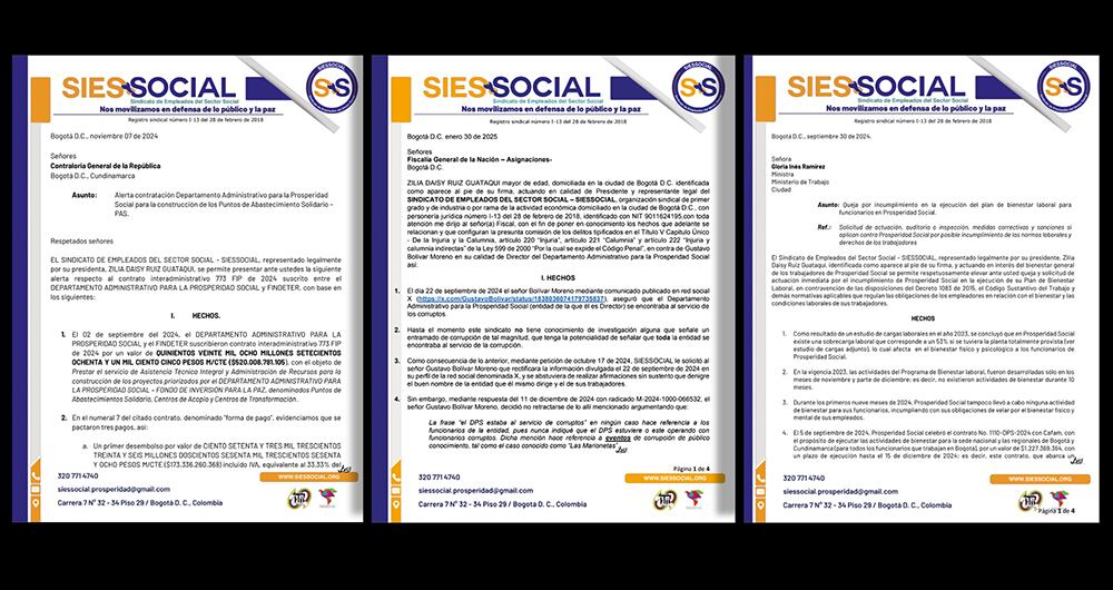 Funcionarios denuncian parálisis en la entidad.