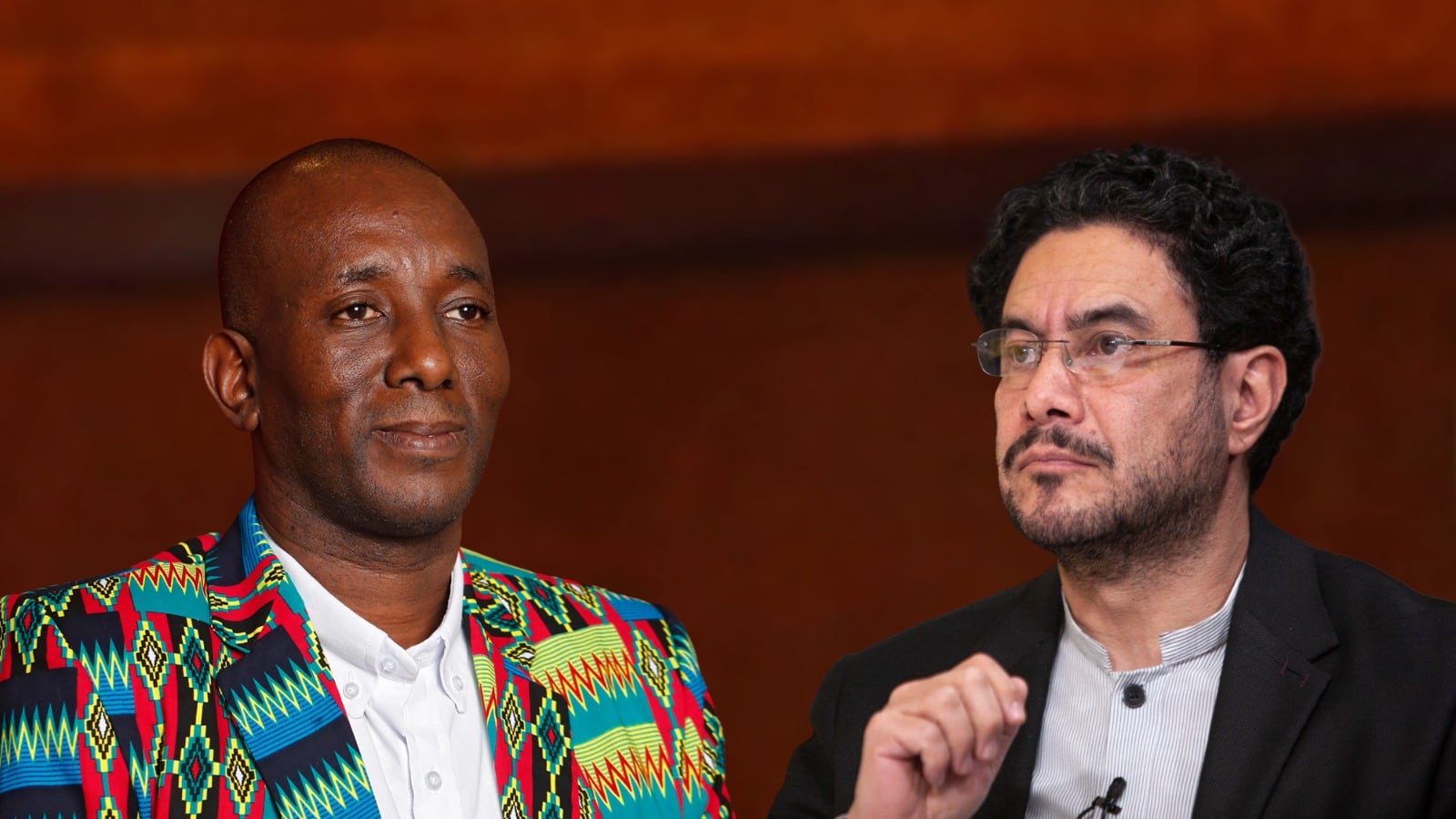 Paulino Riascos e Iván Cepeda.