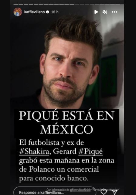 Piqué llegó esta semana a México