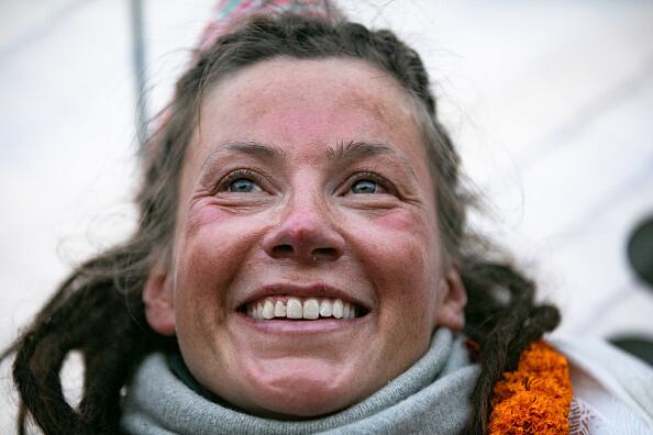 El dúo escaló esas 14 montañas en tres meses y un día (92 días)