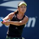 China's Peng Shuai reacts while competing against Canada's Eugenie Bouchard in their first round match at the Australian Open tennis championships in Melbourne, Australia, Tuesday, Jan. 15, 2019. The disappearance of tennis star Peng Shuai in China following her accusations of sexual assault against a former top Communist Party official has shined a spotlight on similar cases involving political dissidents, entertainment figures, business leaders and others who have run afoul of the authorities. (AP Photo/Mark Schiefelbein)