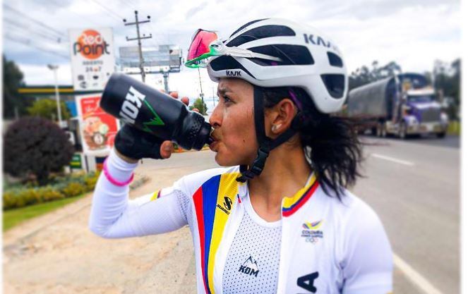 La pedalista no sufrió ninguna herida de consideración