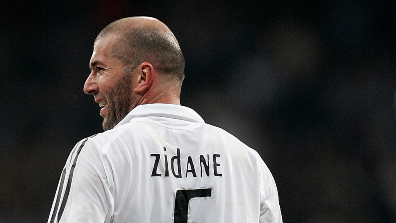 Zinedine Zidane en su etapa como jugador del Real Madrid.
