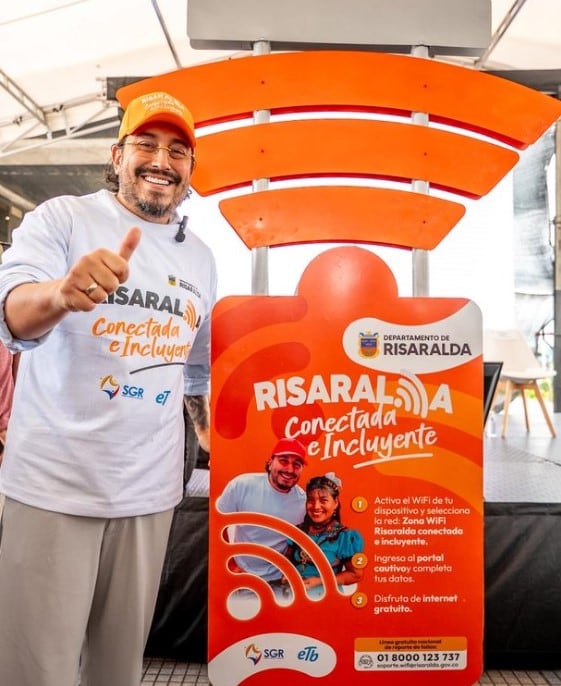 Zonas rurales y urbanas de Risaralda contarán con puntos Wi-Fi públicos que ofrecerán velocidades de hasta 100 megas, beneficiando a miles de habitantes del departamento.