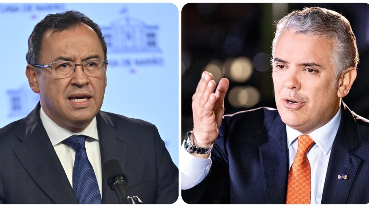 Alfonso Prada e Iván Duque.