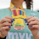 Esta es la medalla de la Media Maratón de Valledupar 2026.
