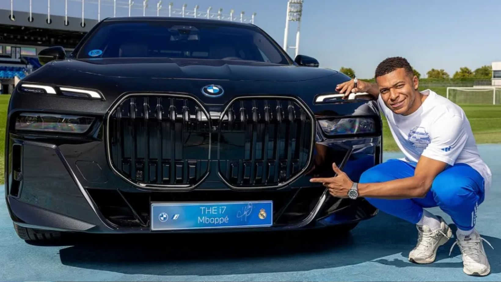BMW i7 de Mbappé