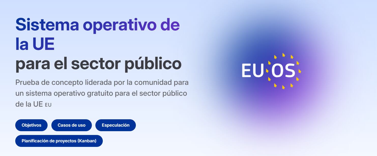 EU OS es un modelo flexible que busca optimizar la administración pública europea.