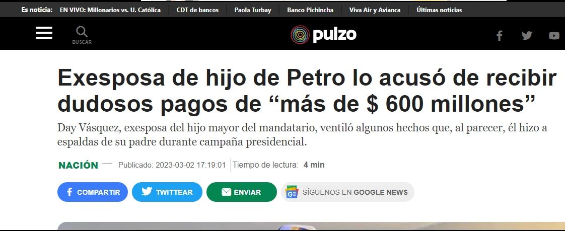 Captura de pantalla de Pulzo.