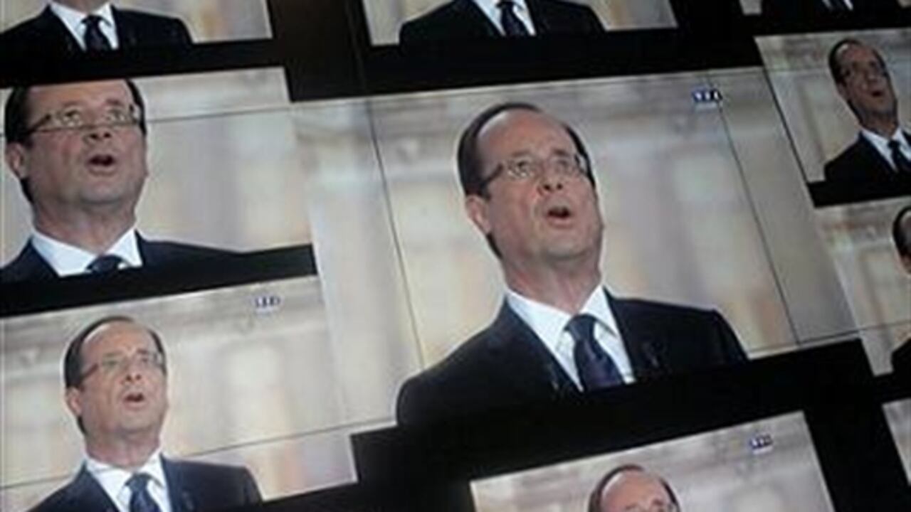 AP - Francois Hollande, candidato socialista a la presidencia de Francia.