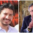 Jonathan Ramírez Nieves y Gustavo Petro.