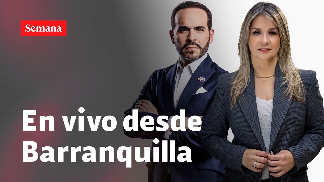 Vicky Dávila talks to Abelardo De La Espriella at the second round