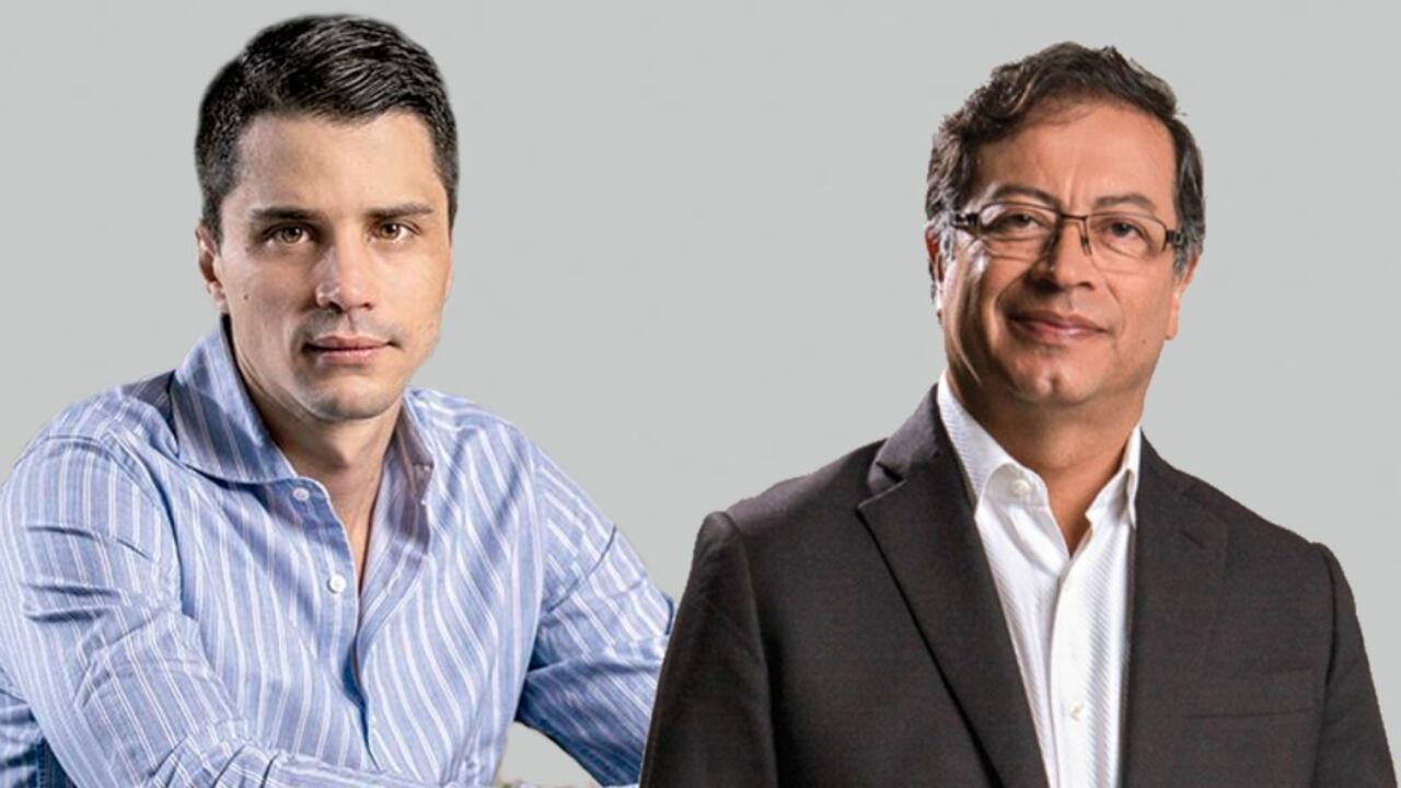Tomás Uribe y Gustavo Petro.
