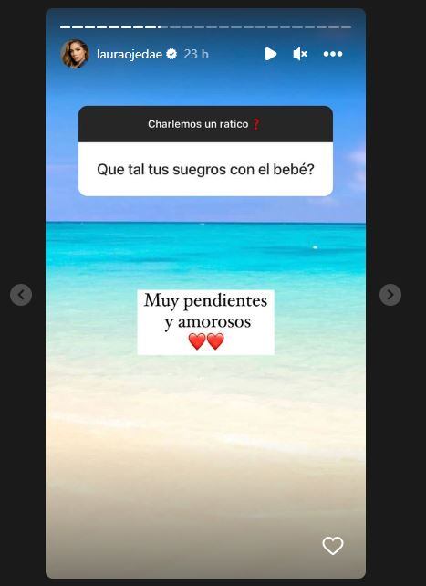Laura Ojeda activo la caja de preguntas en Instagram