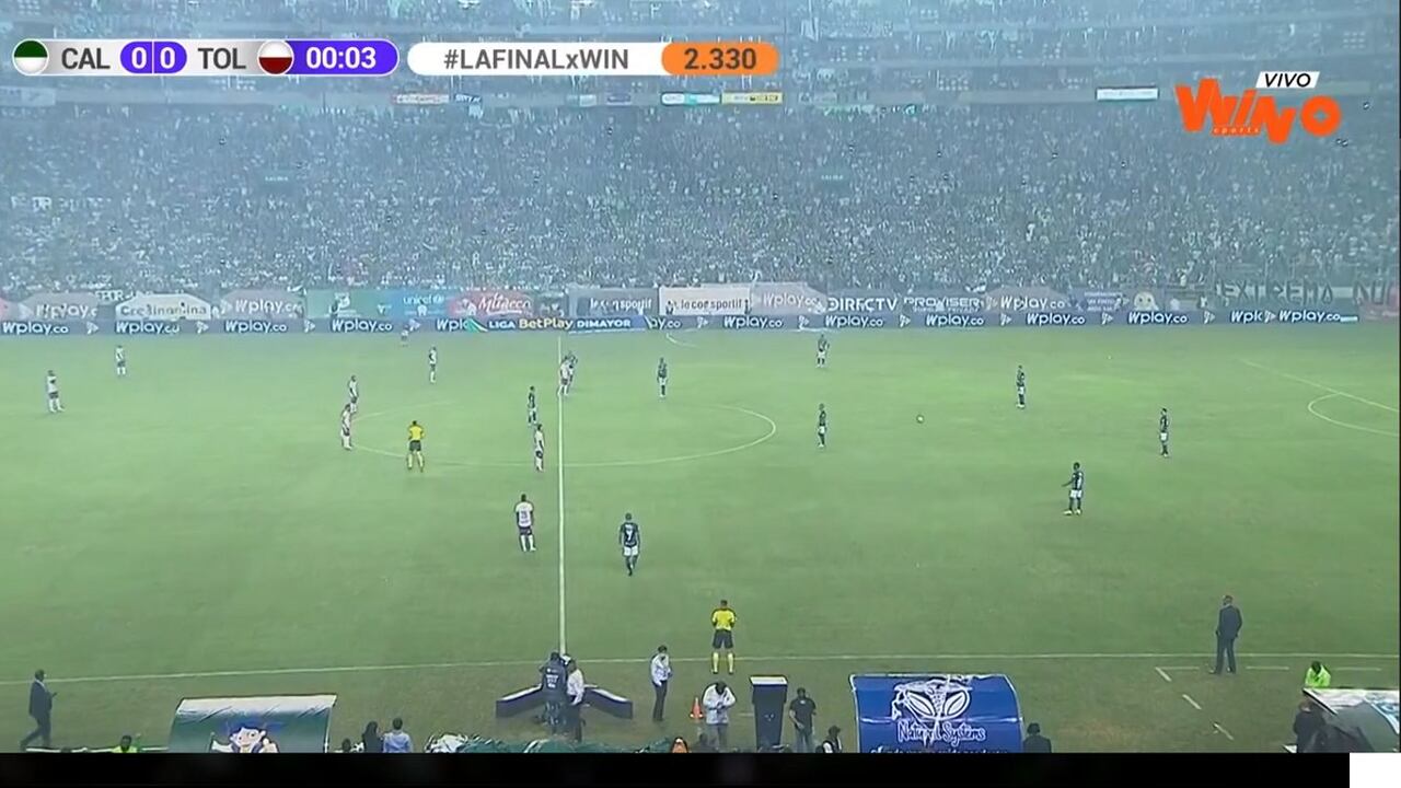 Los jugadores del Deportes Tolima y Deportivo Cali se unieron para protestar por las decisiones tomadas por la Dimayor