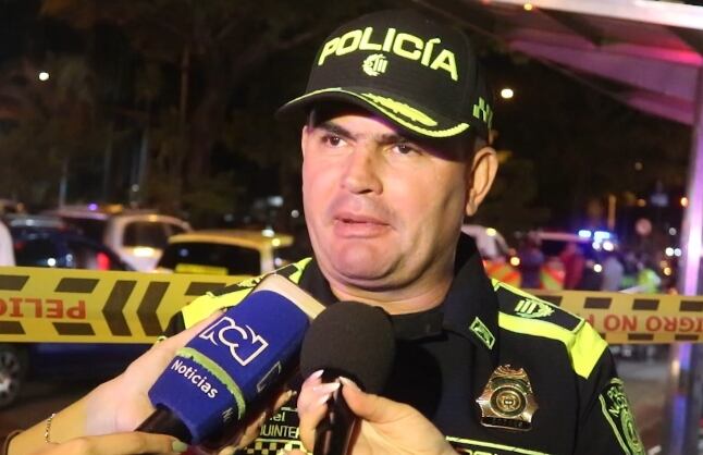William Quintero Salazar, subcomandante de la Policía Metropolitana de Cali.