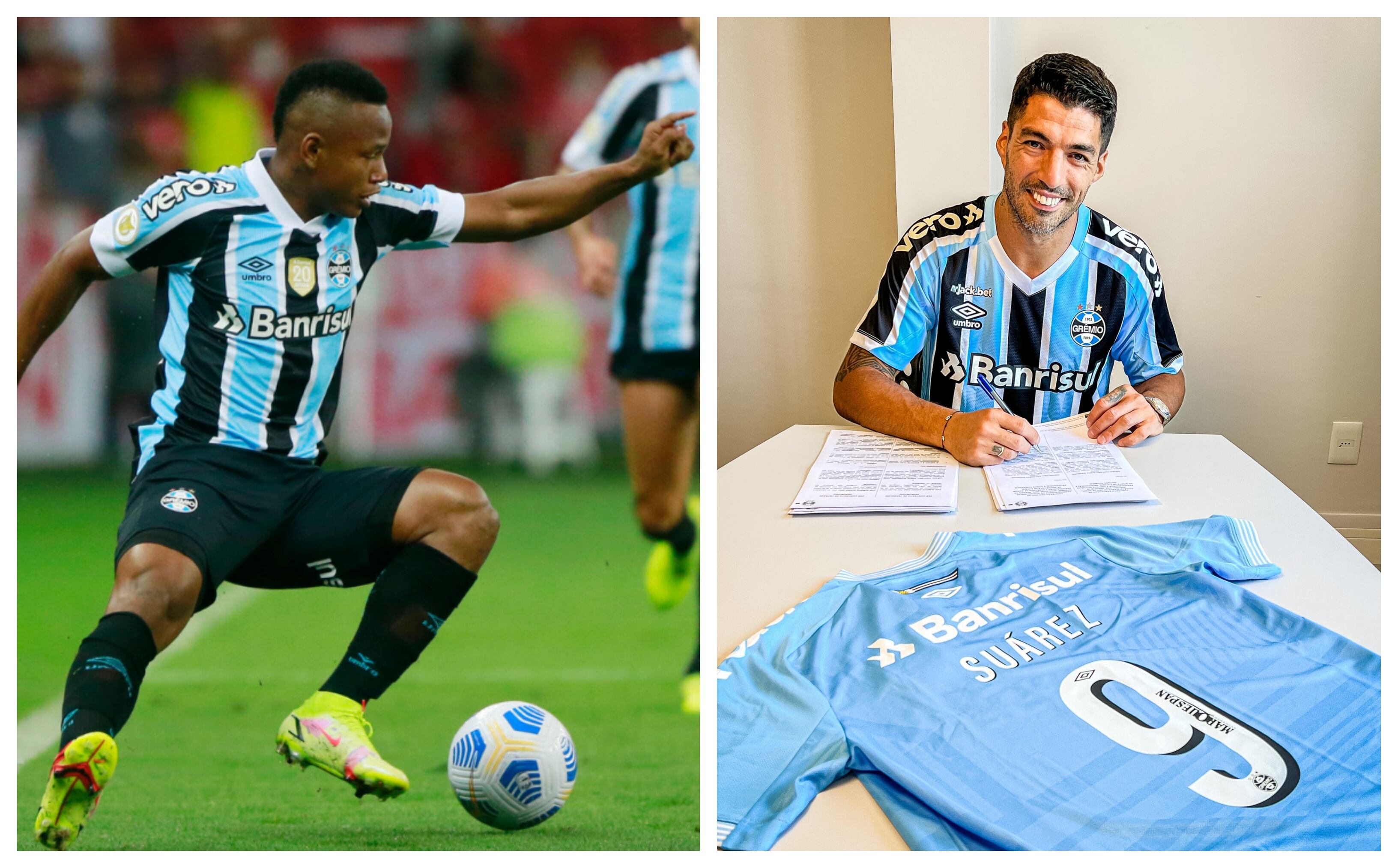 Jaminton Campaz y Luis Suárez jugarán en Gremio.