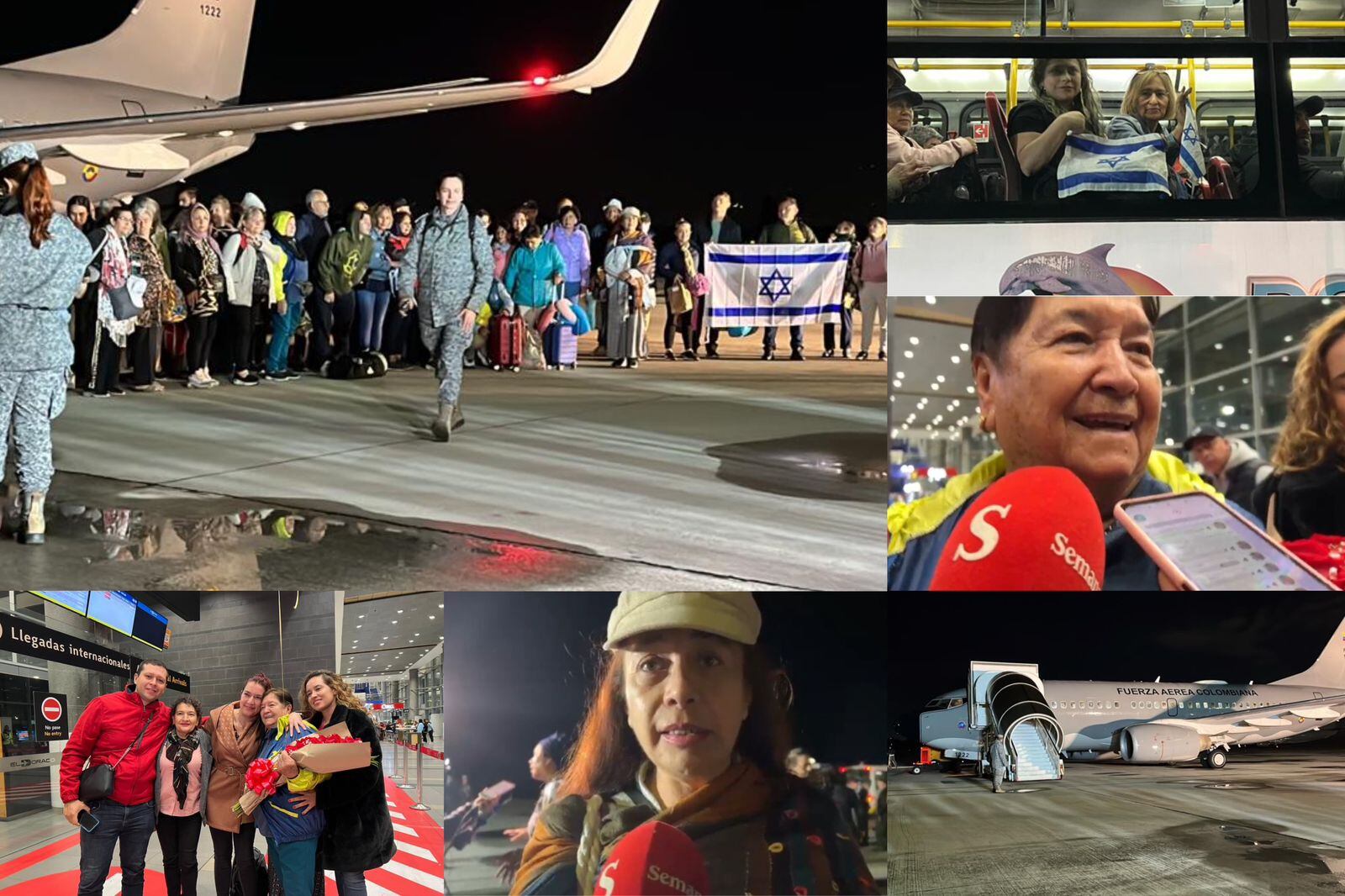 Colombianos en Israel llegan a Bogotá
