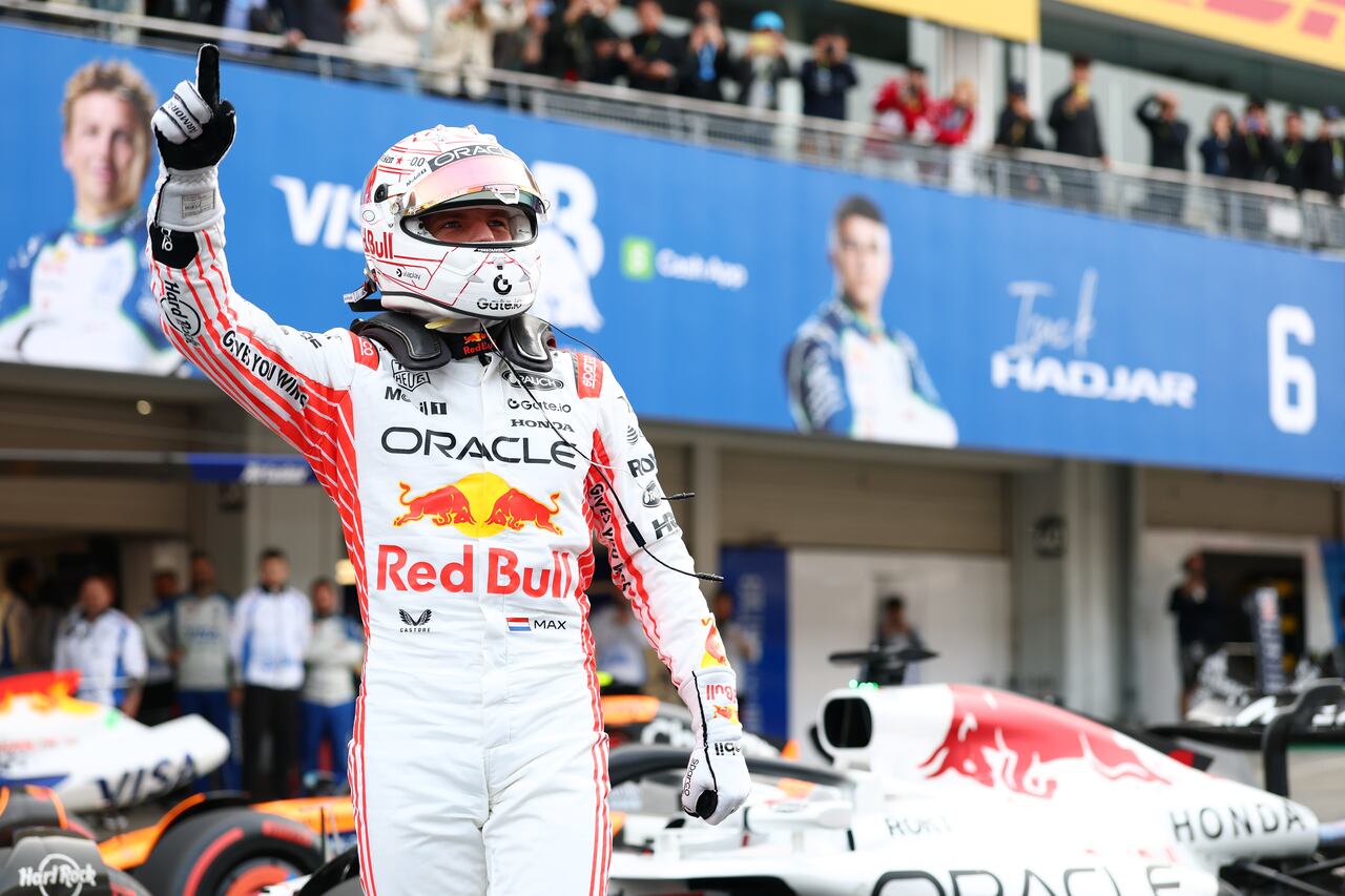 Max Verstappen logró la Pole Position en el Gran Premio de Japón.