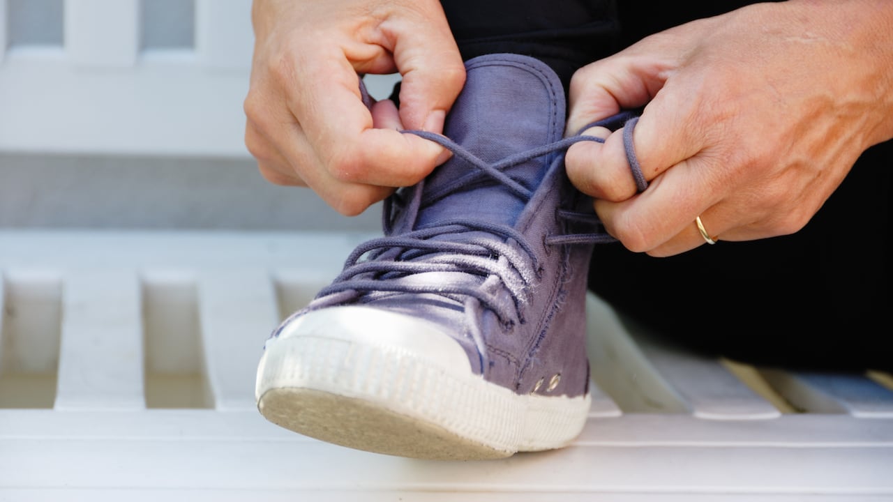 women's hands tying sports shoehere you can see more of my