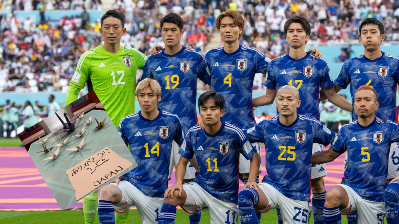 Selección Japón en Mundial de Qatar 2022.