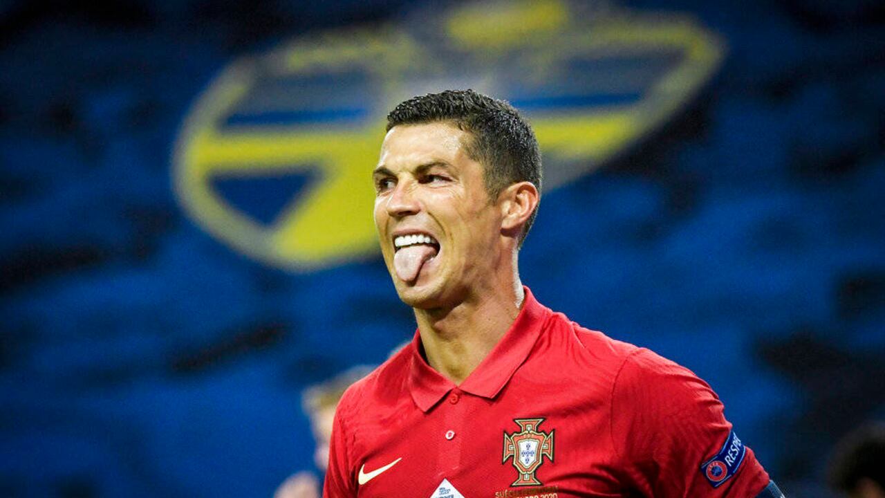 El gol 100 de Cristiano con Portugal.