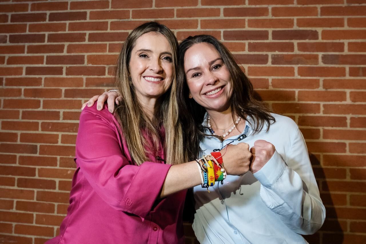 Paloma Valencia y María Claudia Tarazona.