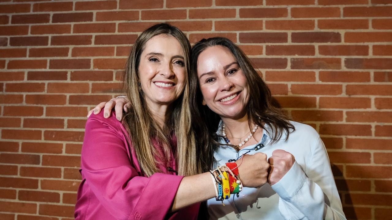 Paloma Valencia y María Claudia Tarazona.