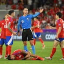 Wilmar Roldán, juez que impartió justicia en el partido entre Chile y Canadá.