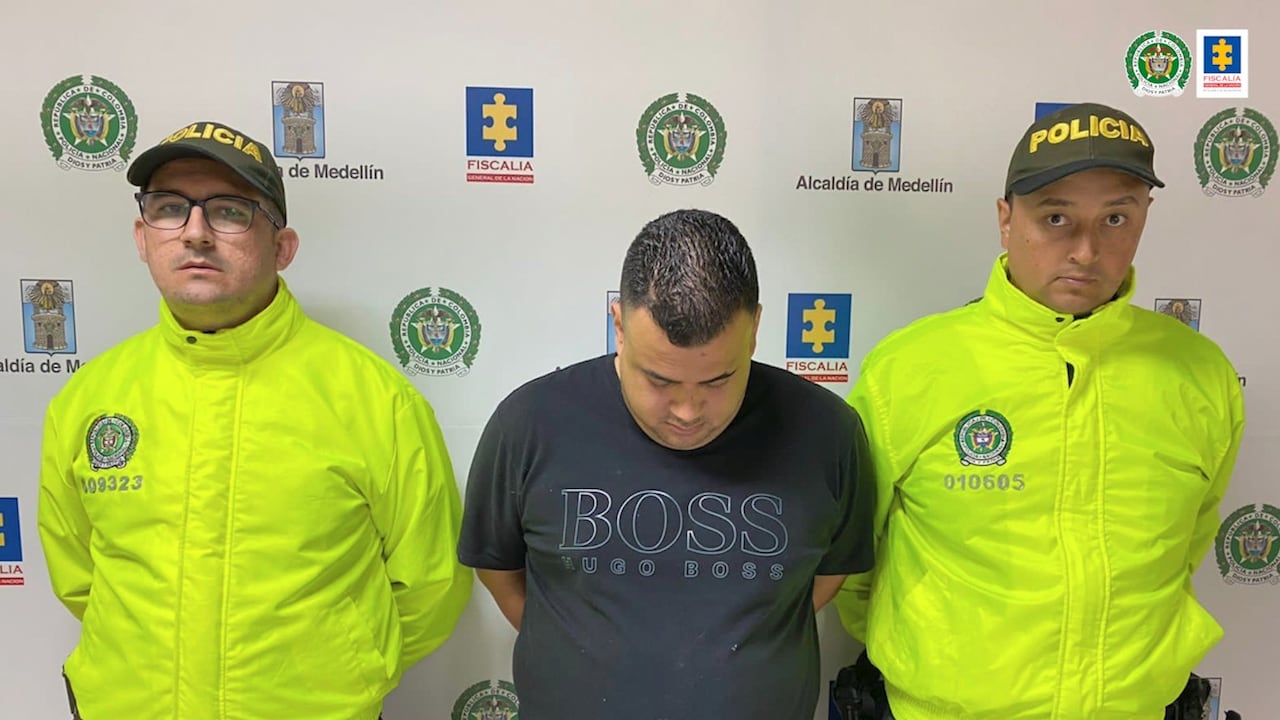 Momento de la captura de alias El Gordo.