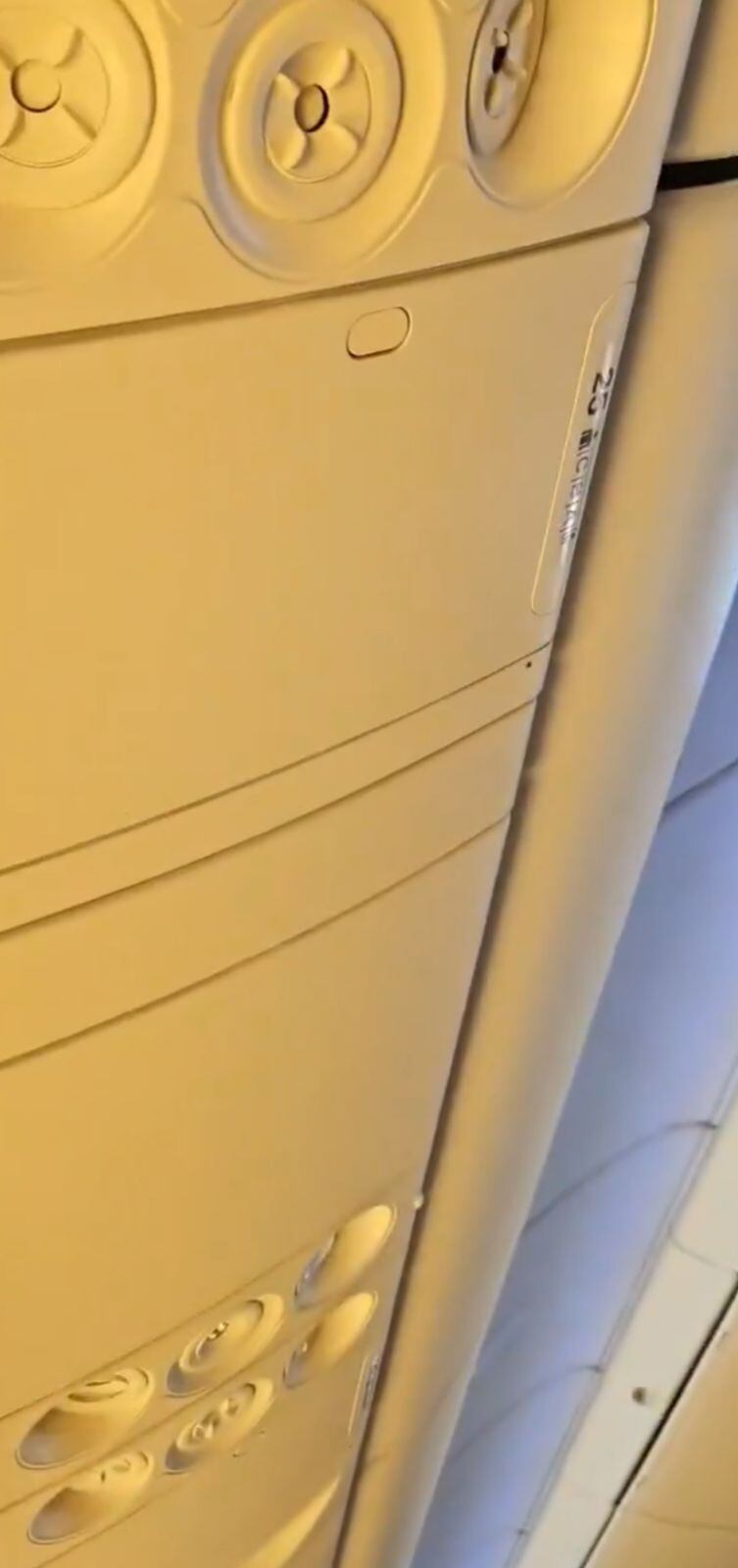 El avión habría tenido una falla electrico que afectó toda la cabina