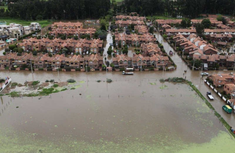 Las inundaciones en Chía han afectado a seis barrios. 