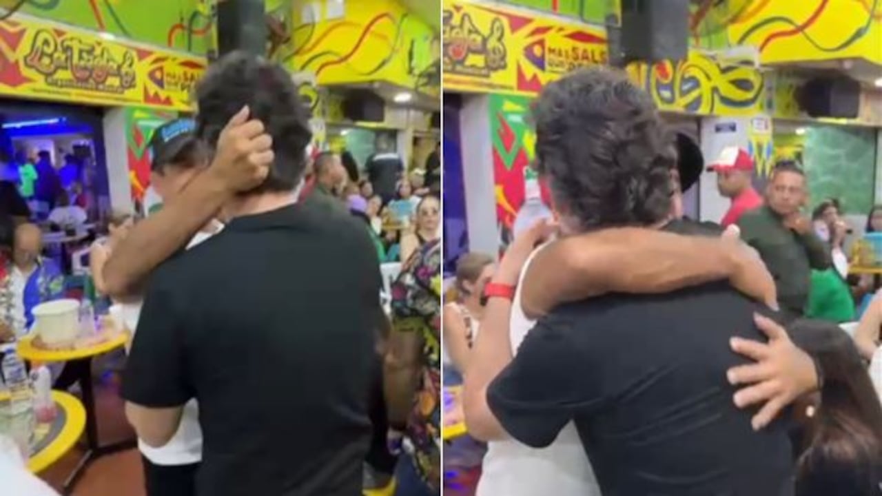 Alejandro Char y Juan Manuel Galán en La Torra, en Barranquilla.