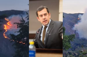 Incendios en Villa de Leyva, Boyacá, este 19 de septiembre, y los anuncios del ministro del Interior, Rodrigo Lara.
