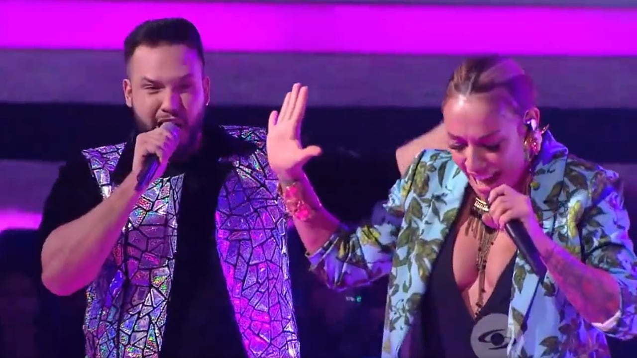 Los cantantes generaron polémica en el programa.