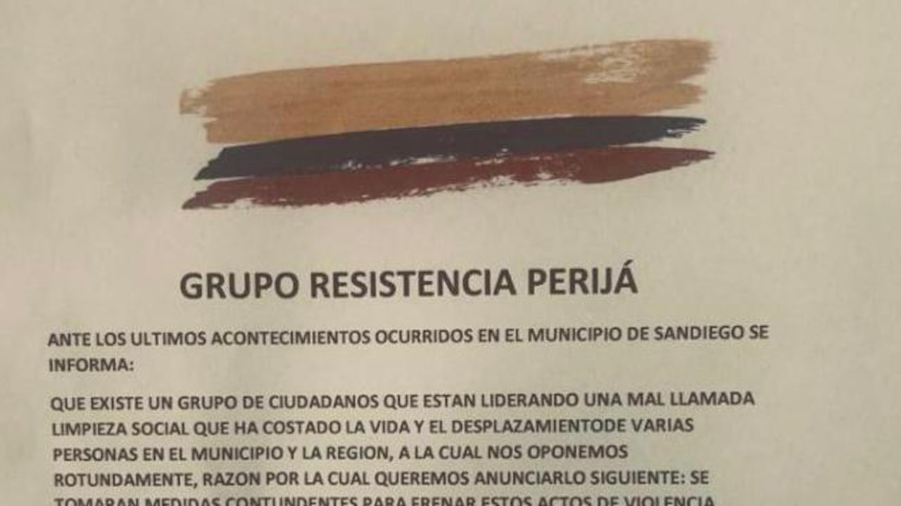 Panfleto amenazante en Cesar está dirigido a un grupo de ganaderos de la región.