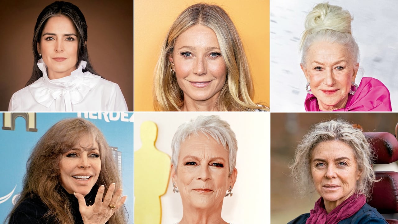 Muchas famosas han apostado por lucir sus canas al natural.