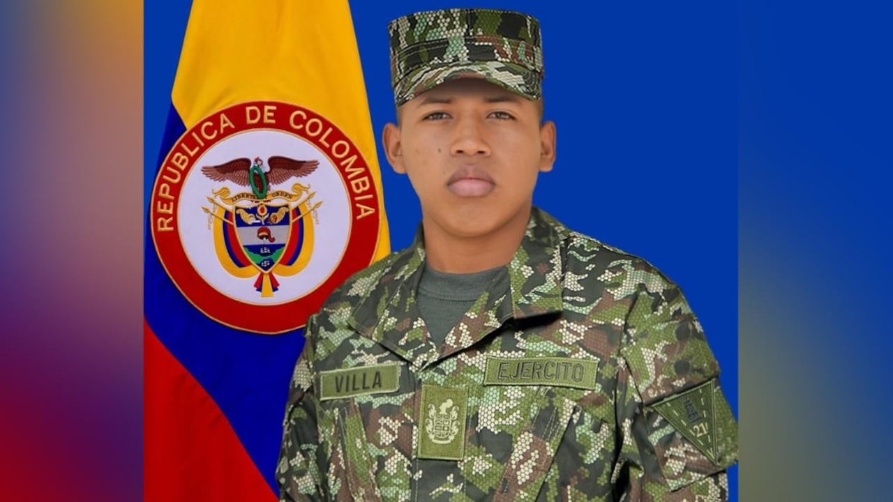Según el Ejército, el ELN asesinó al soldado José David Villa Solano, orgánico del Batallón Especial Energético y Vial No 21, de la Fuerza de Tarea Vulcano.