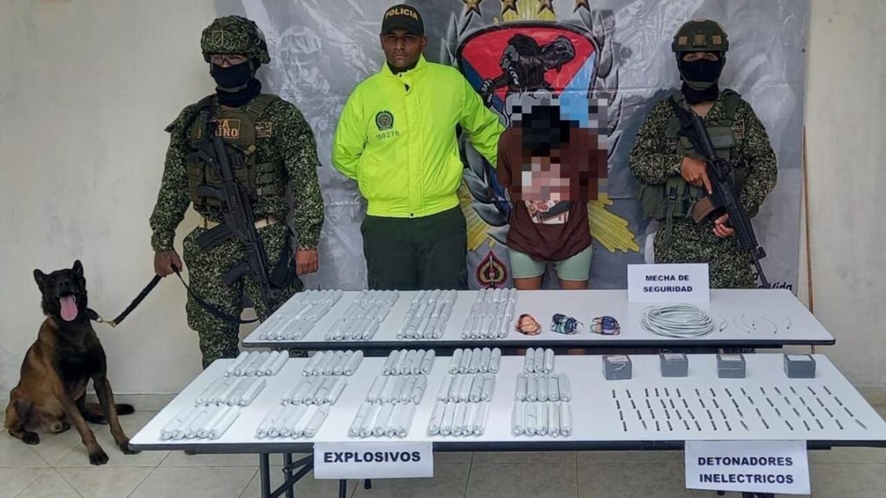 Explosivos adquiridos en Ecuador eran movilizados en vías de Nariño.