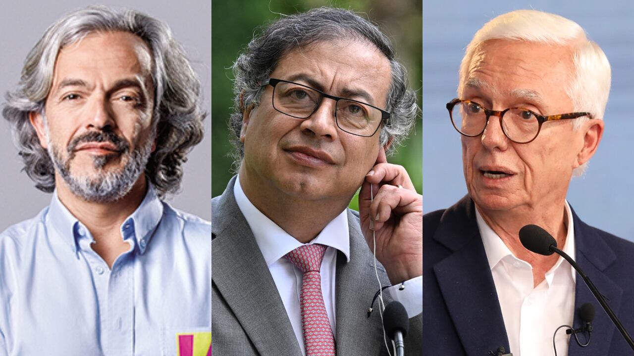 Juan Daniel Oviedo, Gustavo Petro y Jorge Enrique Robledo.