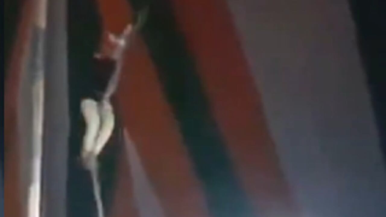 Una acrobacia terminó en tragedia.